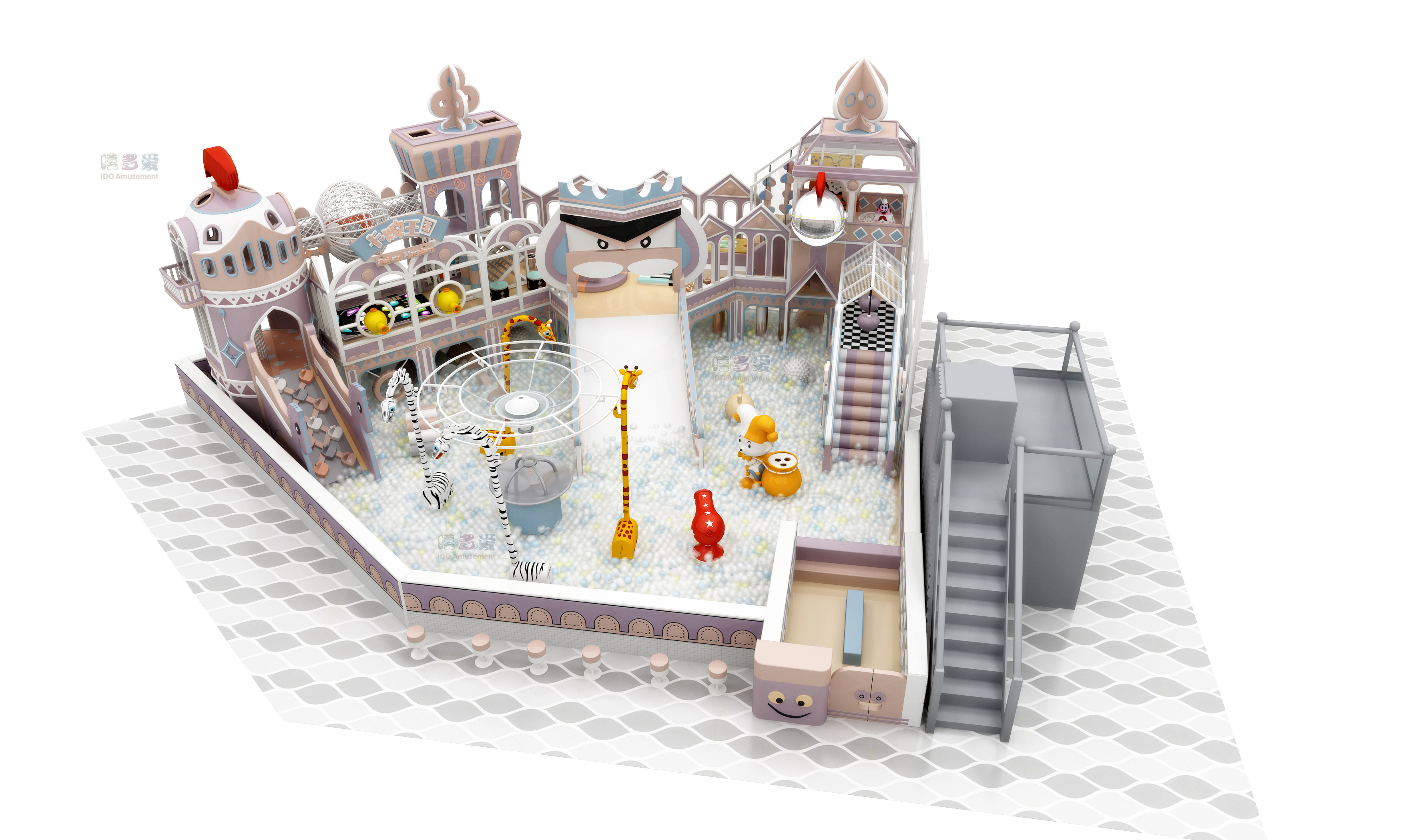 Good Quality Jumping Castles -
 Kids Indoor Play Equipment – IDO Amusement