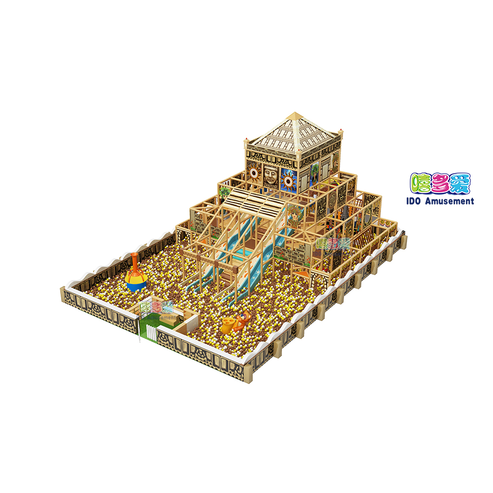 Chinese wholesale Indoor Playground Ball Pool -
 Customized Wooden Indoor Playground Dry Pool with Balls Fiberglass Slides Soft Play Equipment Million Ball Pool Hot Sales – IDO Amusement