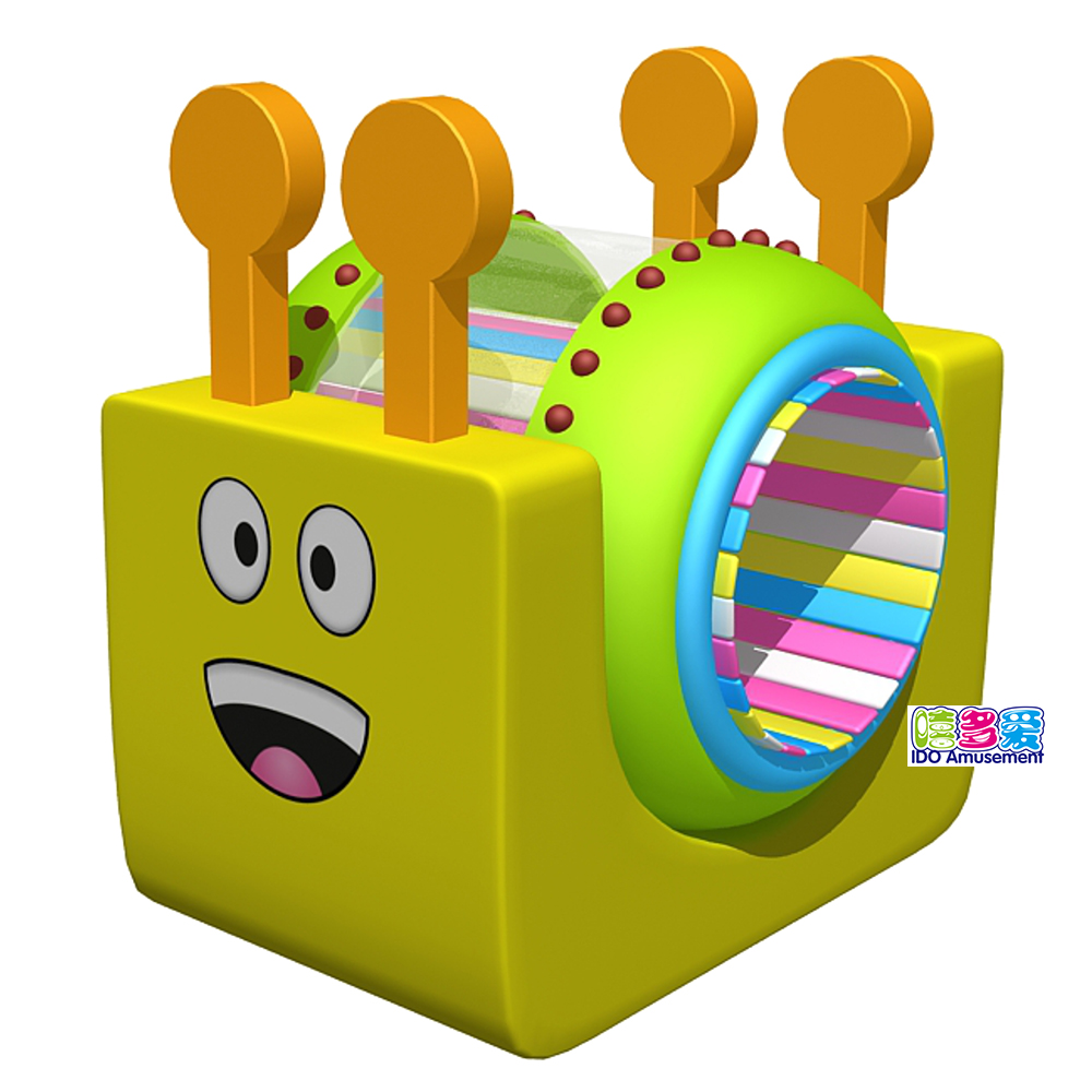 2019 Good Quality Soft Play Electric Toys -
 Kids Electric Rotating Toys Indoor Playground Soft Play Equipment Snail-shape Space Shuttle Time Tunnel – IDO Amusement