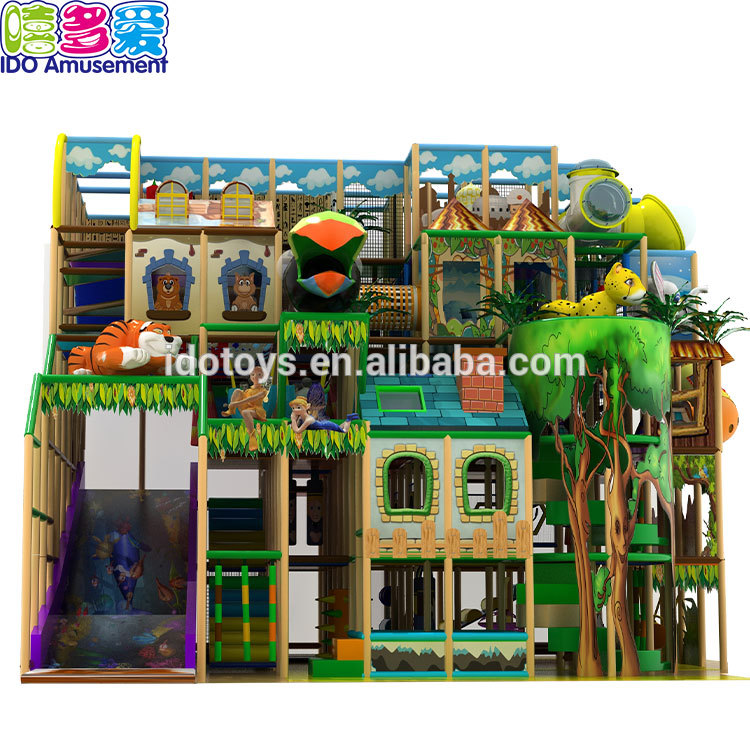 Professional China Commercial Jungle Indoor Playground -
 2019 New Design Children Beautiful Jungle Gym Theme Parks Playground Soft Play Areas Kids Indoor Equipment For Sale – IDO Amusement