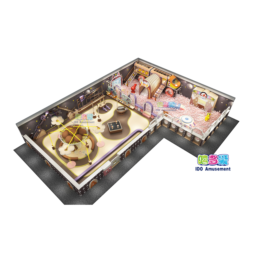 Good Quality Million Ball Pool Area -
 Customized Outer Space Theme Indoor Playground with Electric Soft Play Equipment Million Ball Pool Hot Sales – IDO Amusement