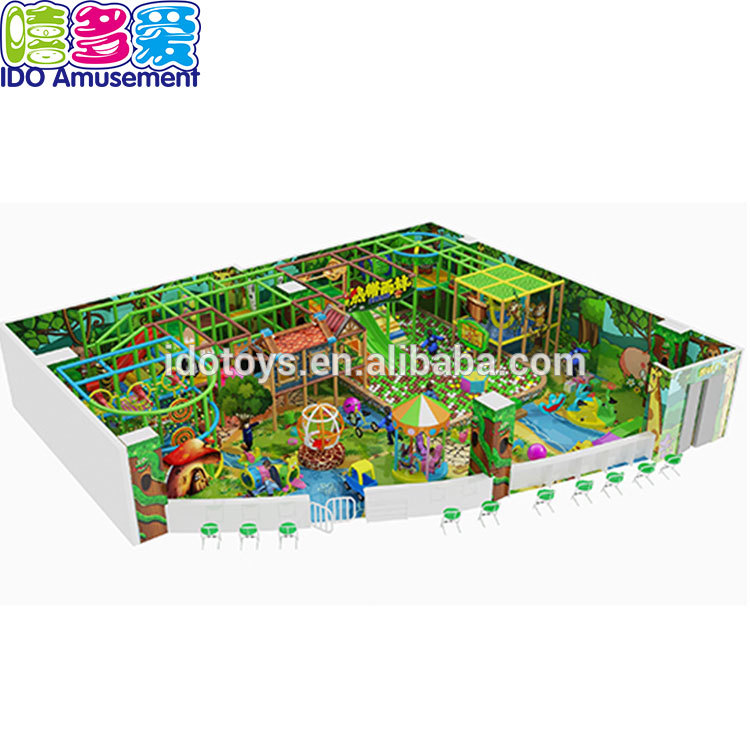 Good Quality Jungle Soft Play -
 Hot Sale Big Size Colorful Jungle Children Indoor Children Playground Equipment Manufacture – IDO Amusement