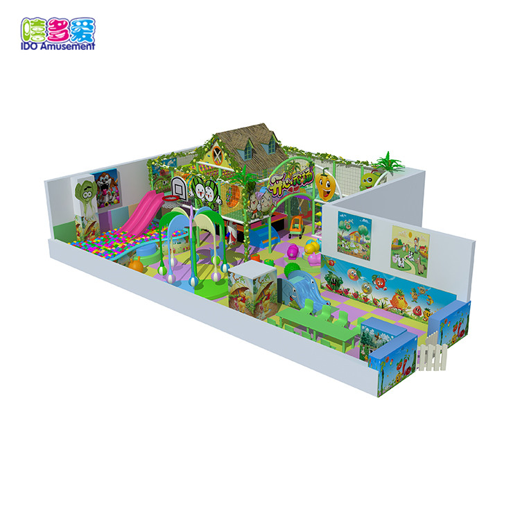 High Quality Indoor Playground Jungle Gym Soft Play -
 Primeval Forest kids indoor playground equipment jungle farm theme playground – IDO Amusement