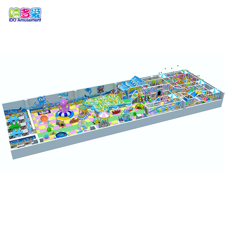 High Quality Ocean Theme Indoor Playground – Multi-functional soft children indoor playground equipment for commercial – IDO Amusement