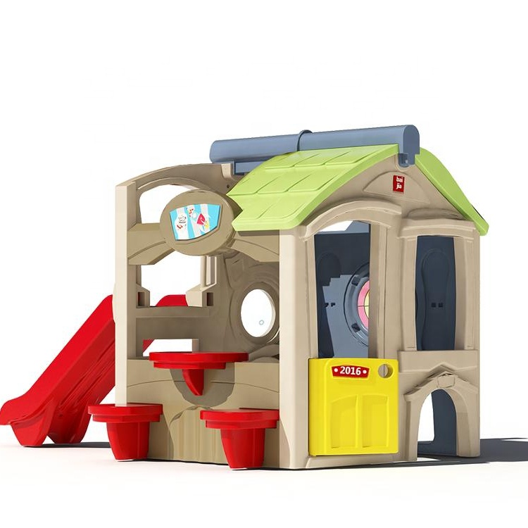 Good Quality Playgrounds For Indoor And Outdoor -
 Best Seller Garden Kids Plastic Children House Play Equipment Indoor Playhouse – IDO Amusement