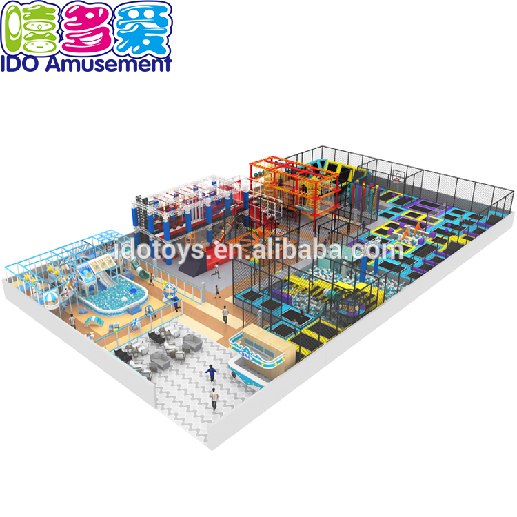 Chinese Professional Large Trampolines Park -
 Professional Customized Colorful Children Jumping Trampoline Park Product Name And Customized Size Trampoline Park – IDO Amusement