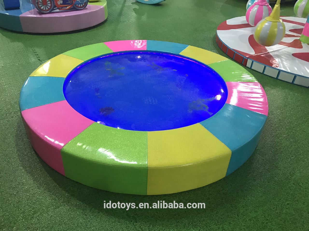 kids indoor trampoline water bed