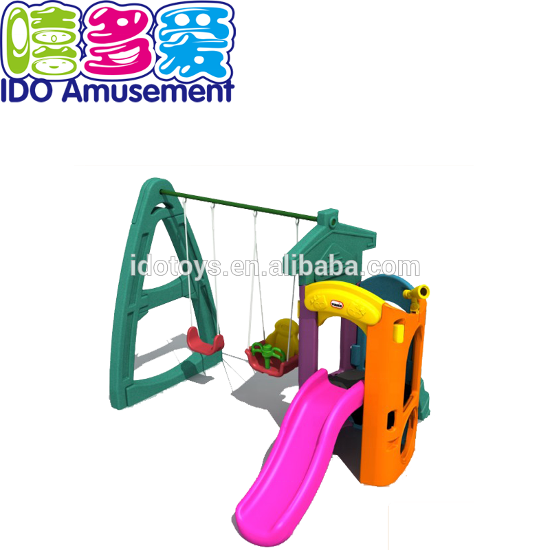 High Quality Kids Indoor Slide -
 Kindergarten Item Colorful Children Toy Plastic Slide And Swing Set Kids Indoor Playground Equipment For Sale – IDO Amusement
