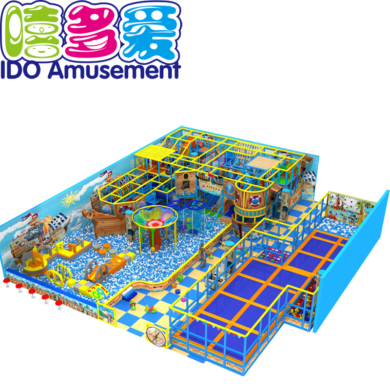 Reasonable price Outdoor Trampoline Park -
 Guangzhou IDO Combination Trampoline Equipment Kids Indoor Playground – IDO Amusement