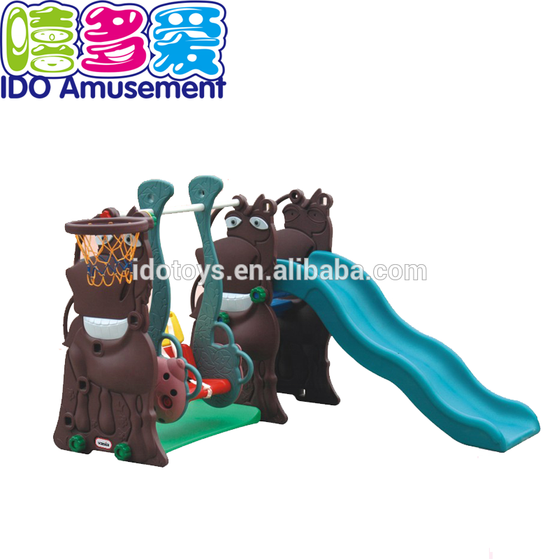 Wholesale Price Indoor Wooden Playground Slide -
 3 In 1 Plastic Slide With Swing Set Indoor China Popular Design Kindergarten Playgrounds Baby 3 In 1 Slide With Swing – IDO Amusement