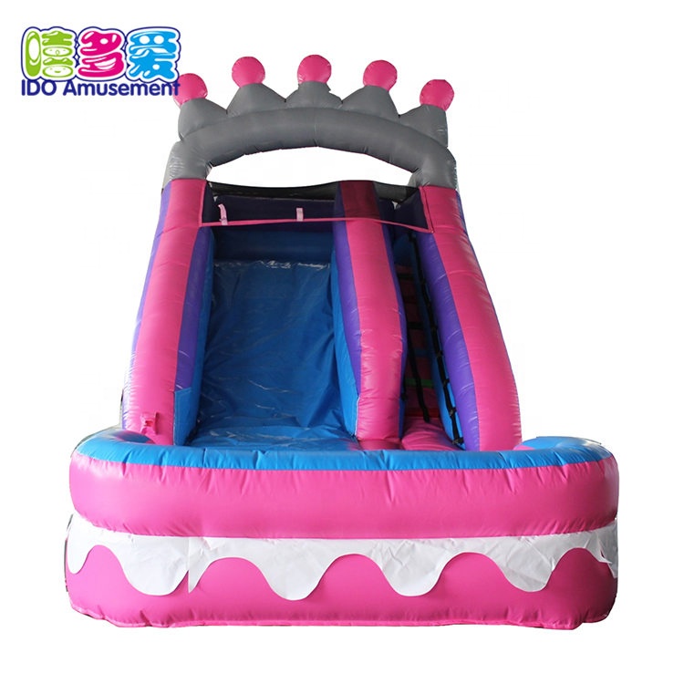 Good Quality Jumping Castles -
 Slide Water Inflatable,Princess Theme Outdoor Inflatable Bounce House With Water Slide For Sale – IDO Amusement