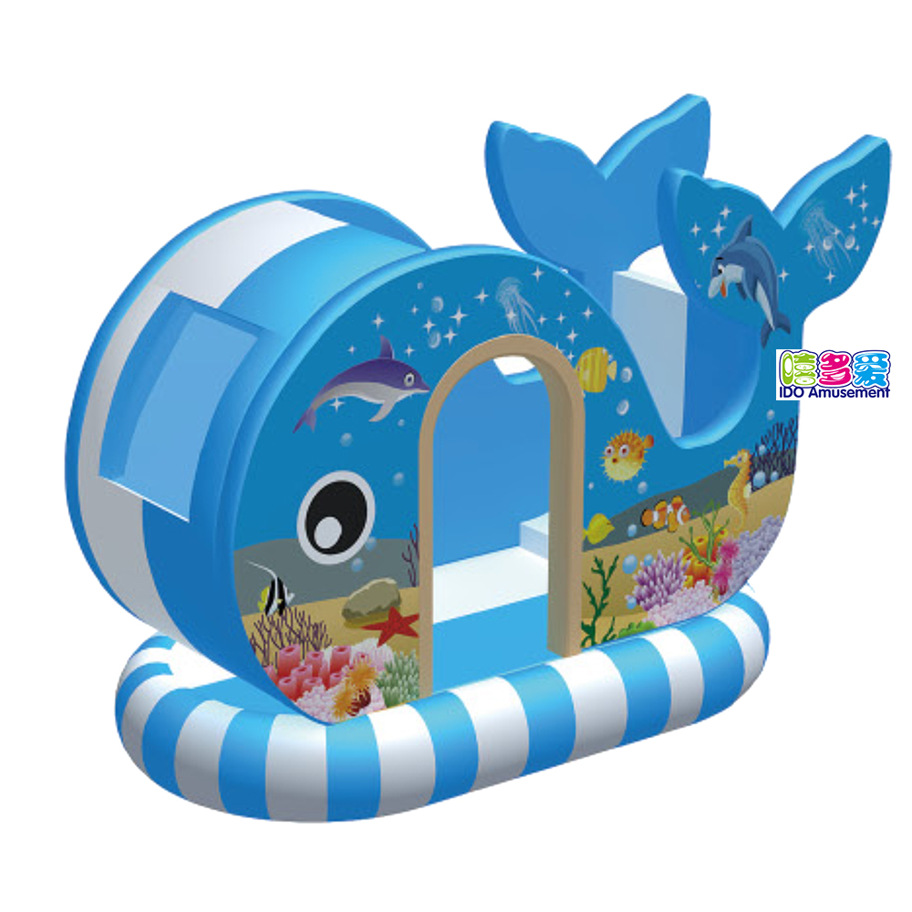 2019 Good Quality Soft Play Electric Toys -
 Whale-shape Swing Boat Electric Kids Indoor Playground Inflatable Soft Play Equipment Outdoor Playhouse Bounce Area Hot Sales – IDO Amusement