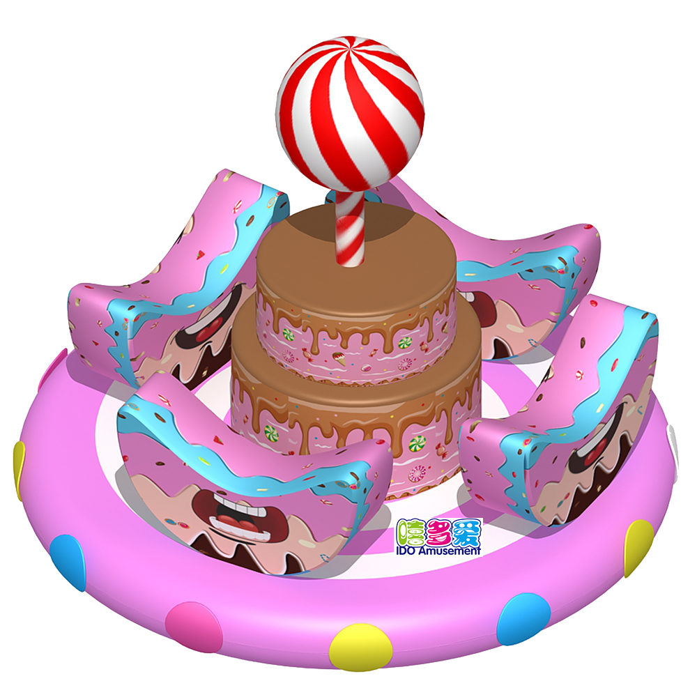 Good Quality Electric Soft Playground -
 2019 Latest Indoor Playground Electric Equipment Candy Cake Soft Play Turntable for Kids Children Toddler – IDO Amusement