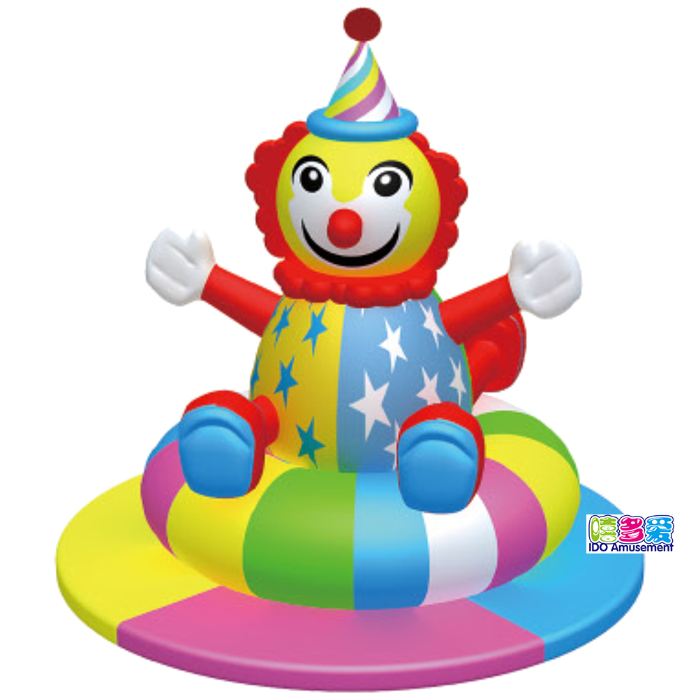 Manufacturer for Softness Electrical Playground -
 Clown-shape Inflatable Turntable Electric Indoor Playground Soft Play Equipment Outdoor Playhouse Bounce Area Hot Sales for Kids – IDO Amusement