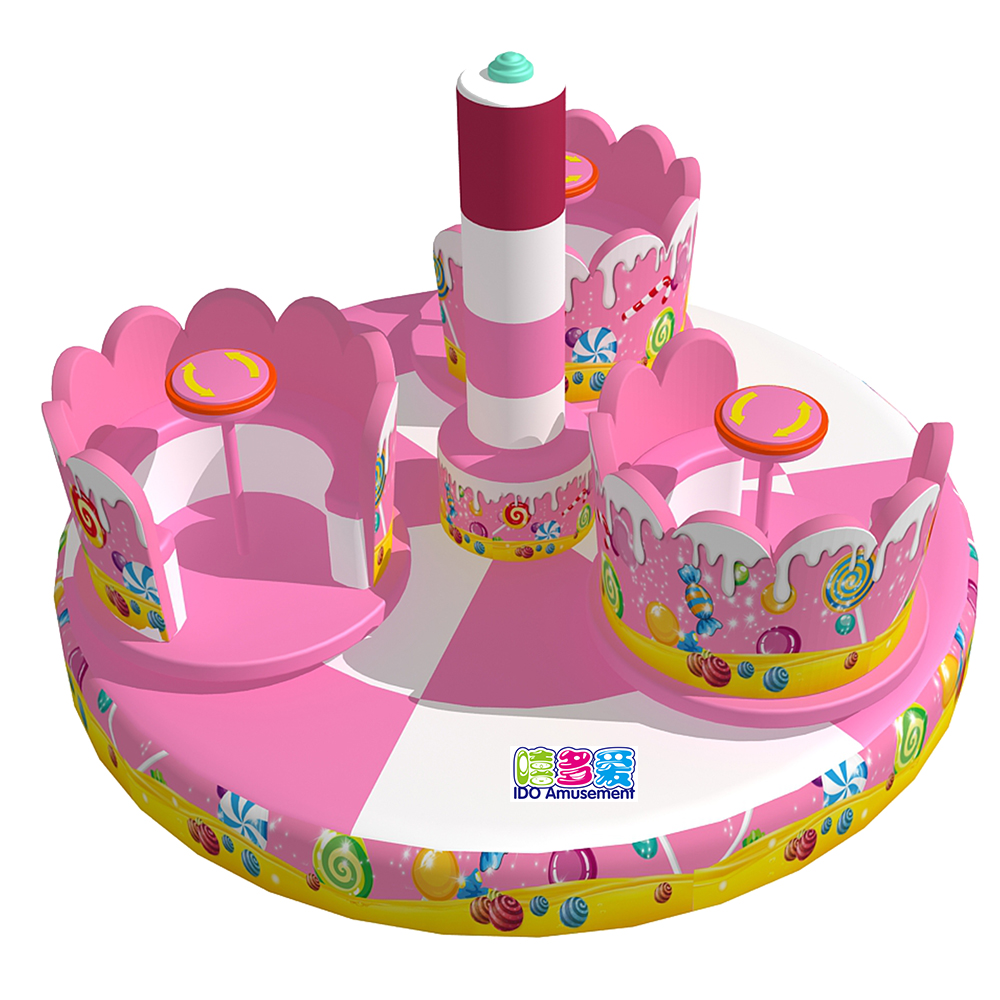 2019 Good Quality Soft Play Electric Toys -
 2019 Hot Sales Indoor Playground Manual Equipment Sweet Candy Soft Play Turntable for Kids Children Toddler – IDO Amusement