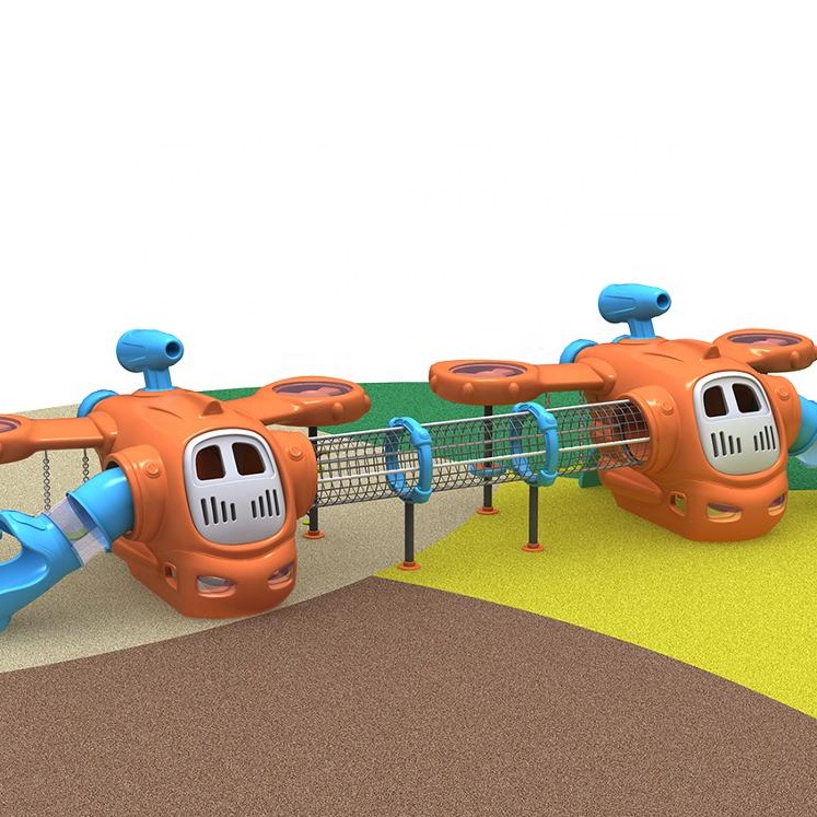Good Quality Playgrounds For Indoor And Outdoor -
 IDO Amusement new design attractive outdoor playground kids play airplane toy house with  slide – IDO Amusement