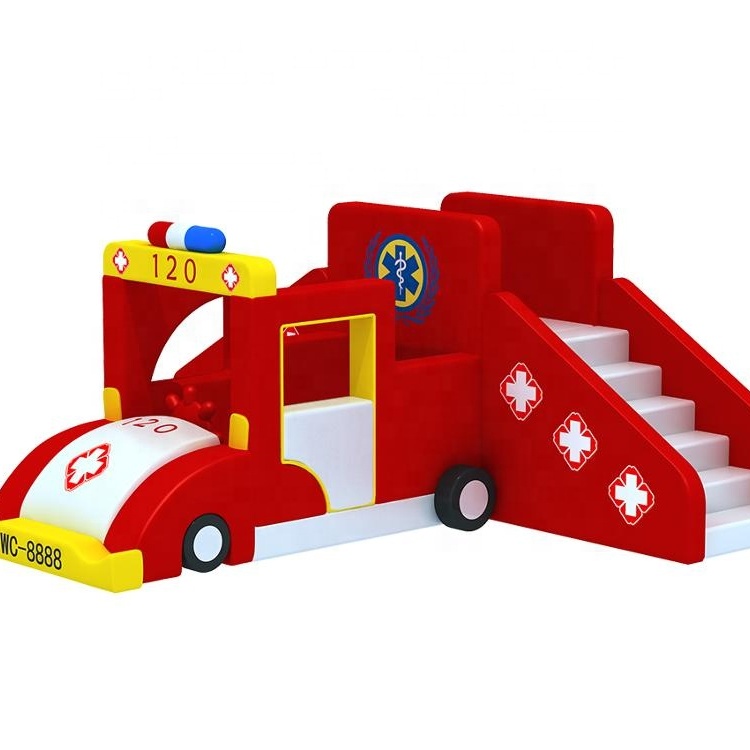 High Quality Wooden Playground Equipment Outdoor – IDO outdoor playground  fire engine slide – IDO Amusement